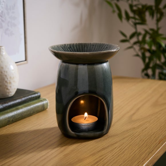 Mushroom Reactive Glaze Ceramic Oil Burner