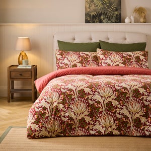 Artichoke 100 Brushed Cotton Duvet Cover & Pillowcase Set