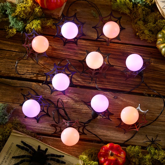 10 LED Festoon Webs String Lights