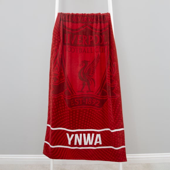 Liverpool FC Red Cotton Beach Towel