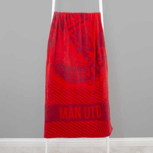 Manchester United Goal Cotton Beach Towel