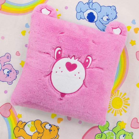 Care Bears Faces Reversible Square Cushion with Ears