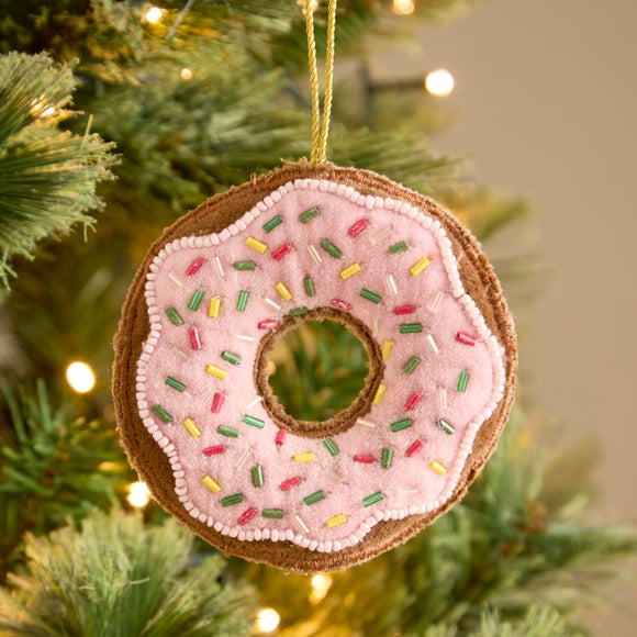 Beaded Donut Hanging Decoration