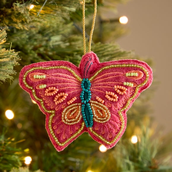 Beaded Butterfly Hanging Decoration