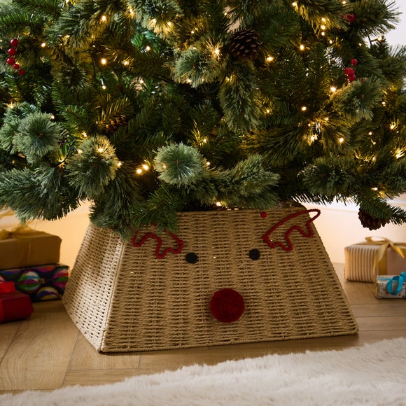Reindeer Paper Rope Folding Tree Skirt