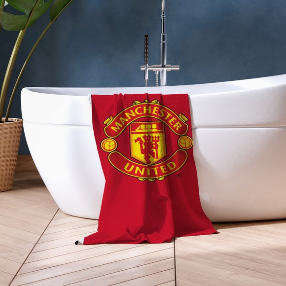 Manchester United Stripe Cotton Beach Towel