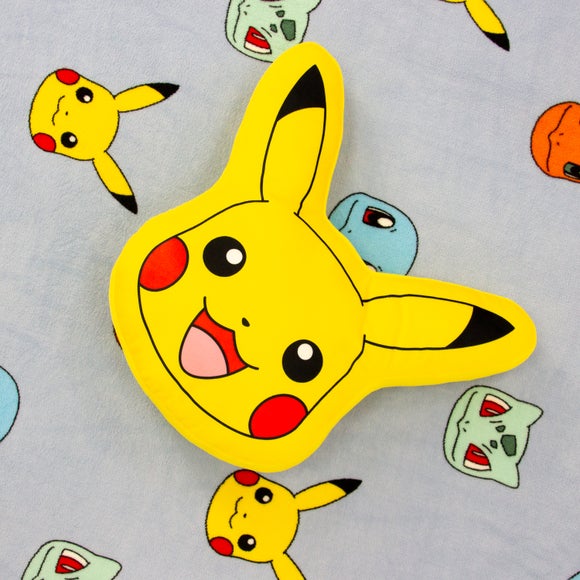 Pokemon Goodbye Pikachu Face Cushion