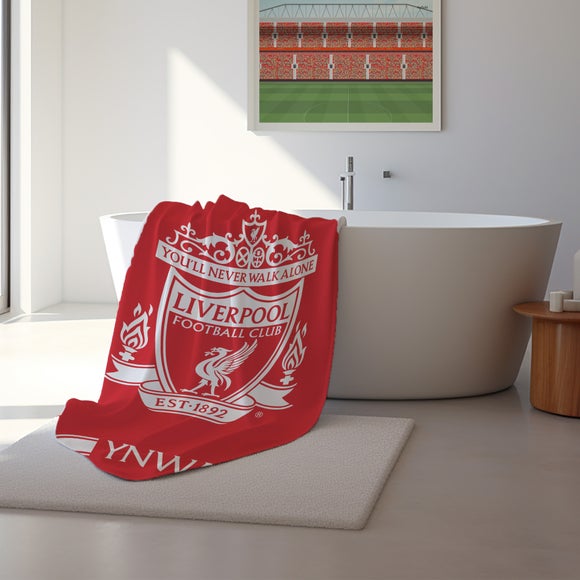 Liverpool FC Red YNWA Cotton Beach Towel