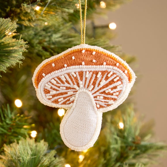 Beaded Mushroom Hanging Decoration