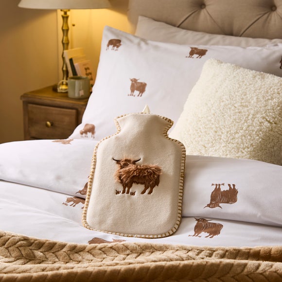 Hazel the Highland Cow Hot Water Bottle
