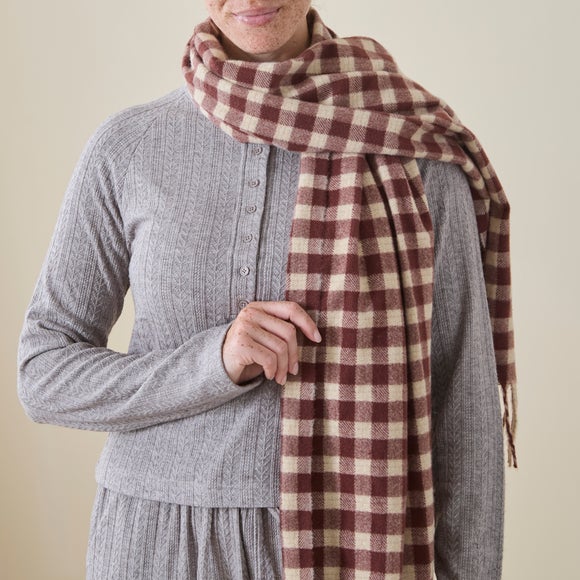 Ladies Checked Scarf