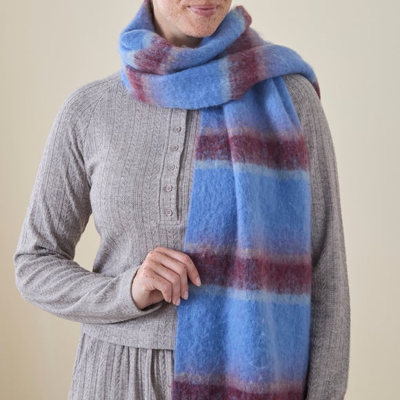 Ladies Horizontal Stripe Scarf