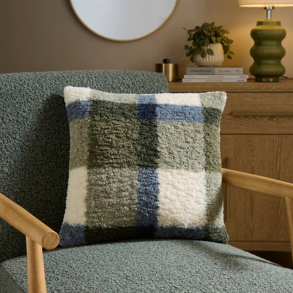 Check Square Cushion