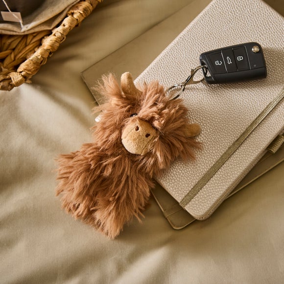 Hazel the Highland Cow Keyring