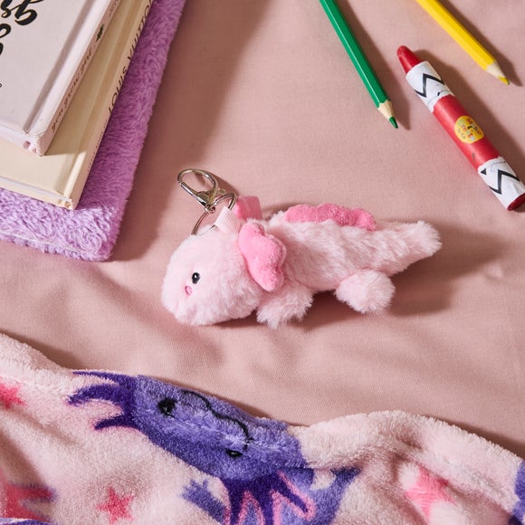 Cleo the Axolotl Keyring