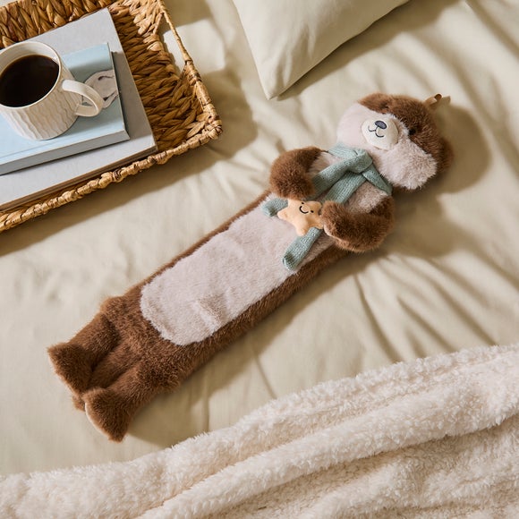 Otto the Otter Long Hot Water Bottle
