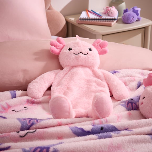 Cleo the Axolotl Hot Water Bottle