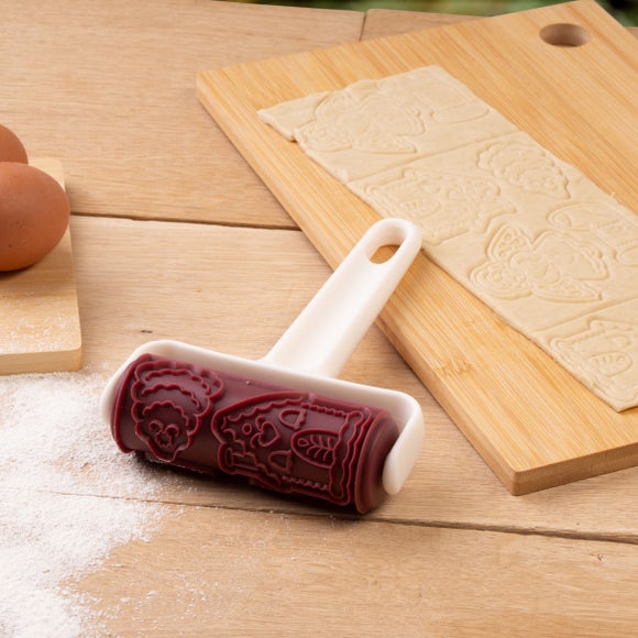 Christmas Novelty Embossed Pastry Roller