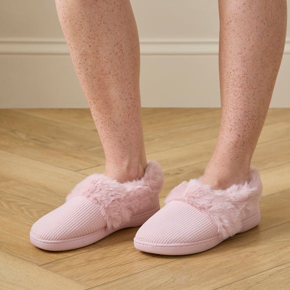 Ladies Pink Cupsoles Slippers