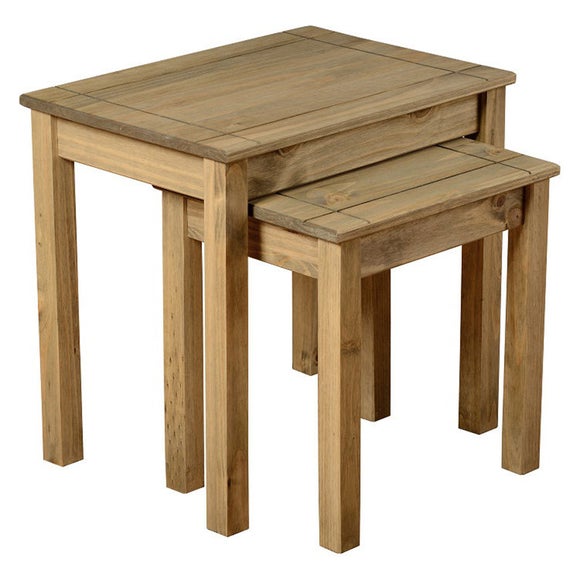Return - Panama Nest of 2 Tables, Pine