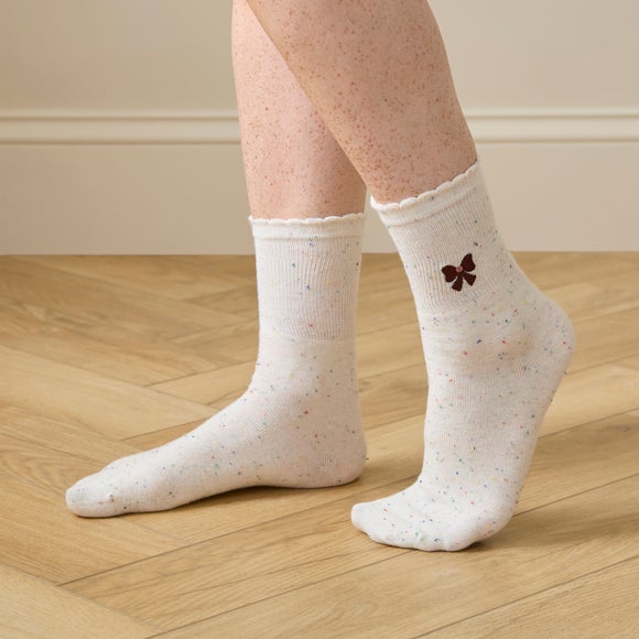 Ladies Bow Socks