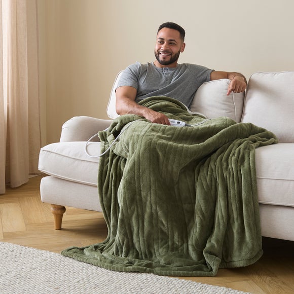 Billie Fleece Electric Throw