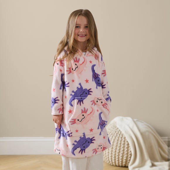 Kids Cleo the Axolotl Oversized Hoodie