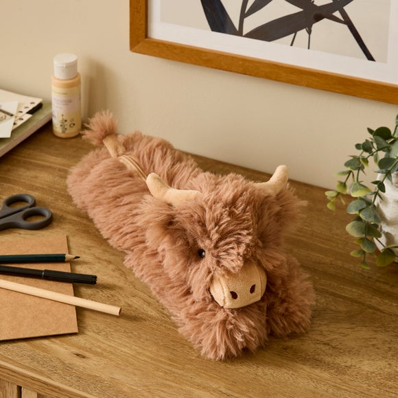 Waters & Noble Highland Cow Pencil Case