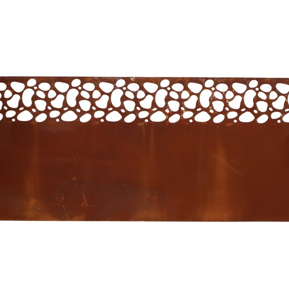 Fallen Fruits Rust Speckles Rolled Up Lawn Edging