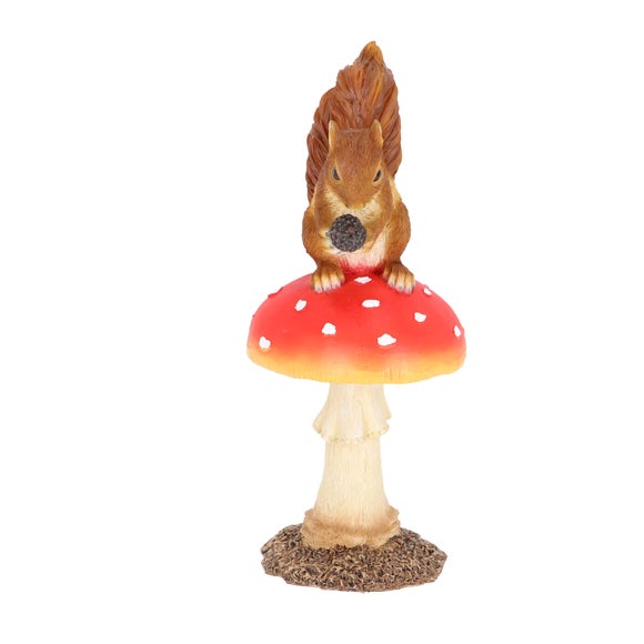 Fallen Fruits Squirrel Fly Agaric Ornament