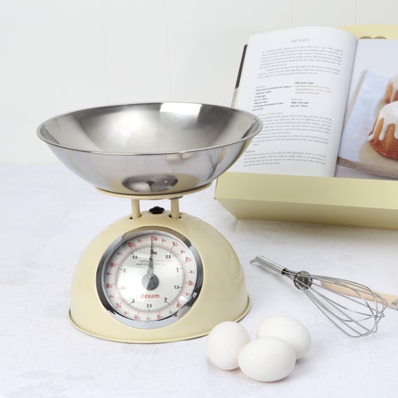 Dexam Mechanical Scales with Stainless Steel Bowl