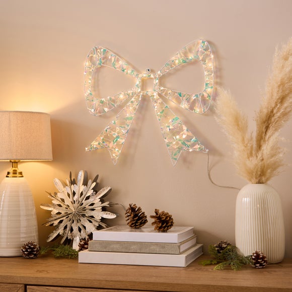 Light Up Iridescent Bow