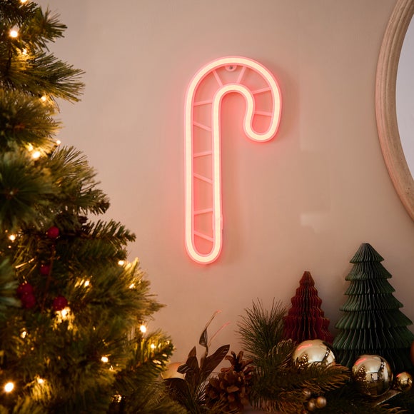 Candy Cane Neon Sign