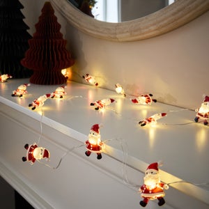 Santa 20 Led String Lights