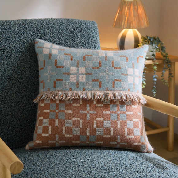 Welsh Blanket Effect Square Cushion