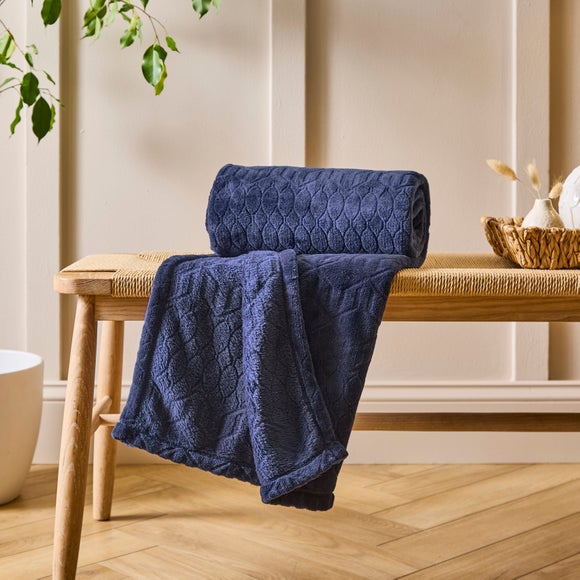 Billie Geometric Fleece Throw