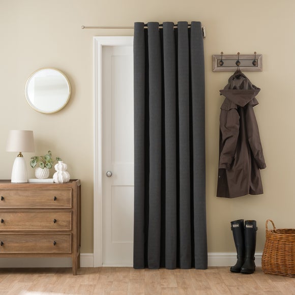 Zodiac Blackout Eyelet Door Curtain