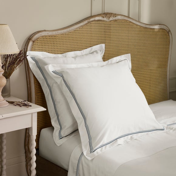 Dorma Rovello Embroidery 100% Cotton Continental Pillowcase