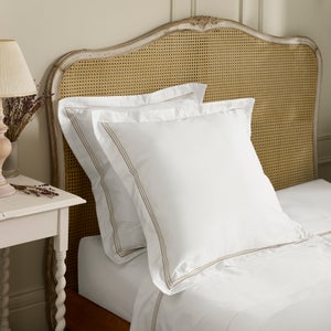 Dorma Rovello Embroidery 100 Cotton Continental Pillowcase