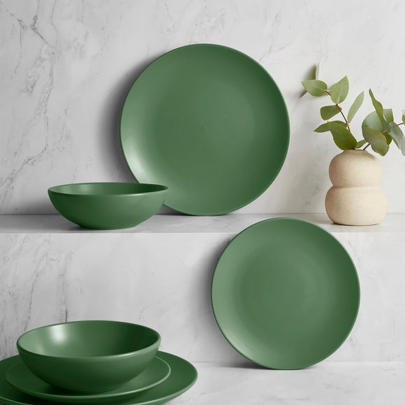 Stoneware 12 Piece Dinner Set