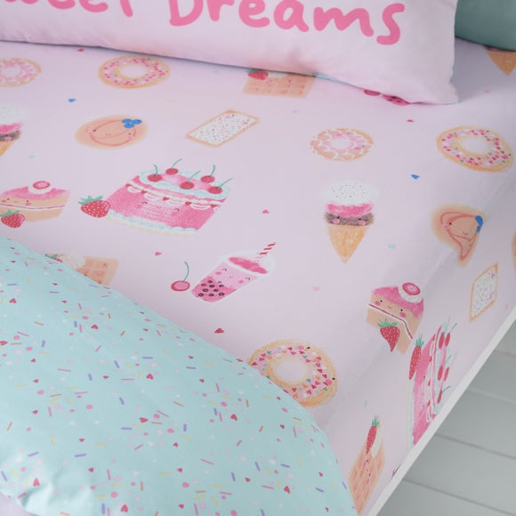 Catherine Lansfield Sweet Treats Fitted Bed Sheet