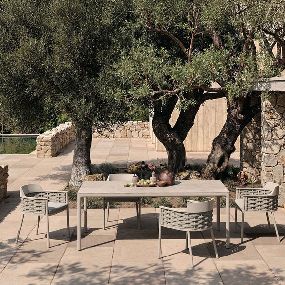 Olma Oblong 6 Seater Garden Dining Set