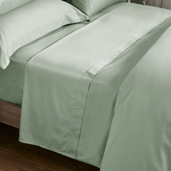 Dorma Luxe Egyptian Cotton Sateen Flat Sheet