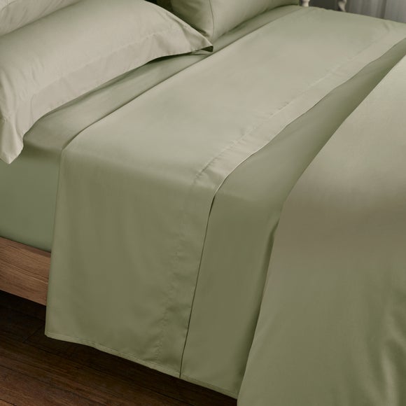 Dorma Luxe Egyptian Cotton Sateen Flat Sheet