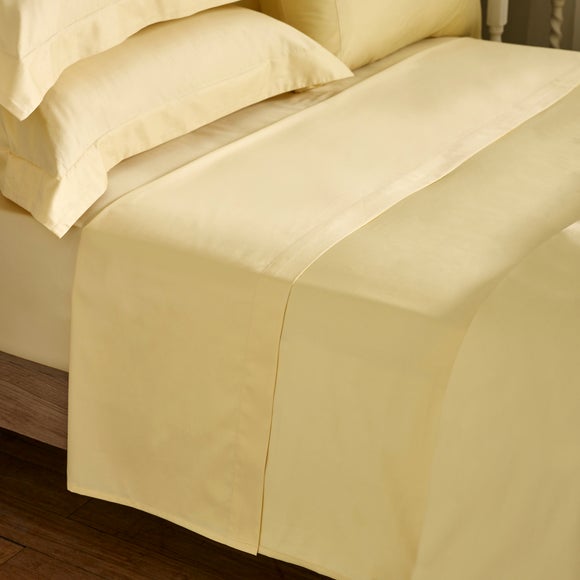 Dorma Luxe Egyptian Cotton Sateen Flat Sheet