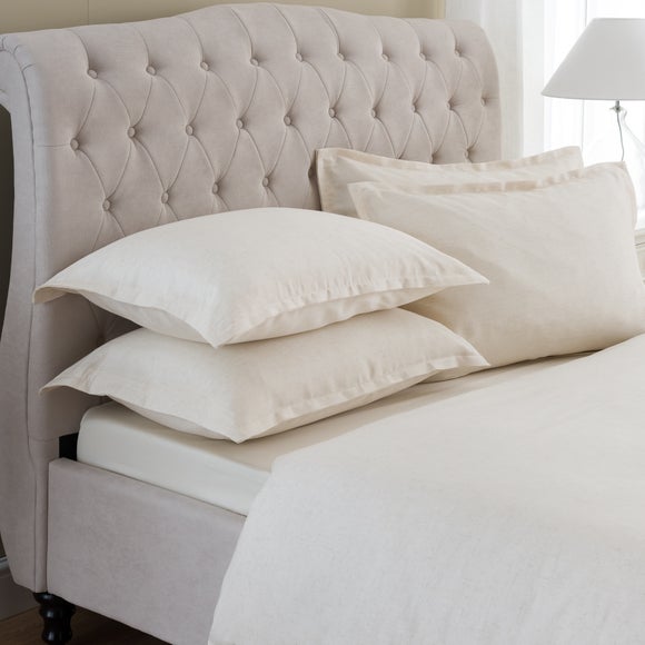 Dorma Temperature Control Slub Cuff Pillowcase