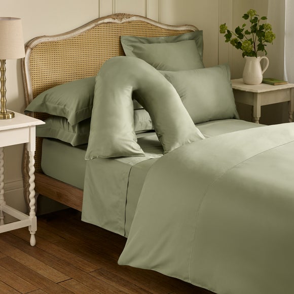 Dorma Luxe Egyptian Cotton Sateen V-shaped Pillowcase