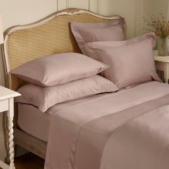 View Dorma Luxe Egyptian Cotton Sateen Cuff Pillowcase View Dorma Luxe Egyptian Cotton Sateen Cuff Pillowcase