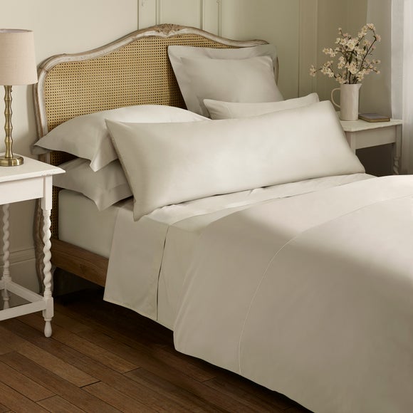 View Dorma Luxe Egyptian Cotton Sateen Bolster Pillowcase View Dorma Luxe Egyptian Cotton Sateen Bolster Pillowcase