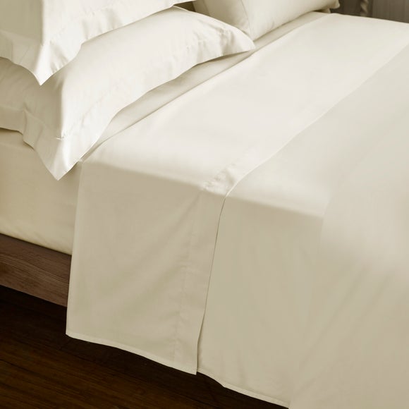 Dorma Luxe Egyptian Cotton Sateen Flat Sheet